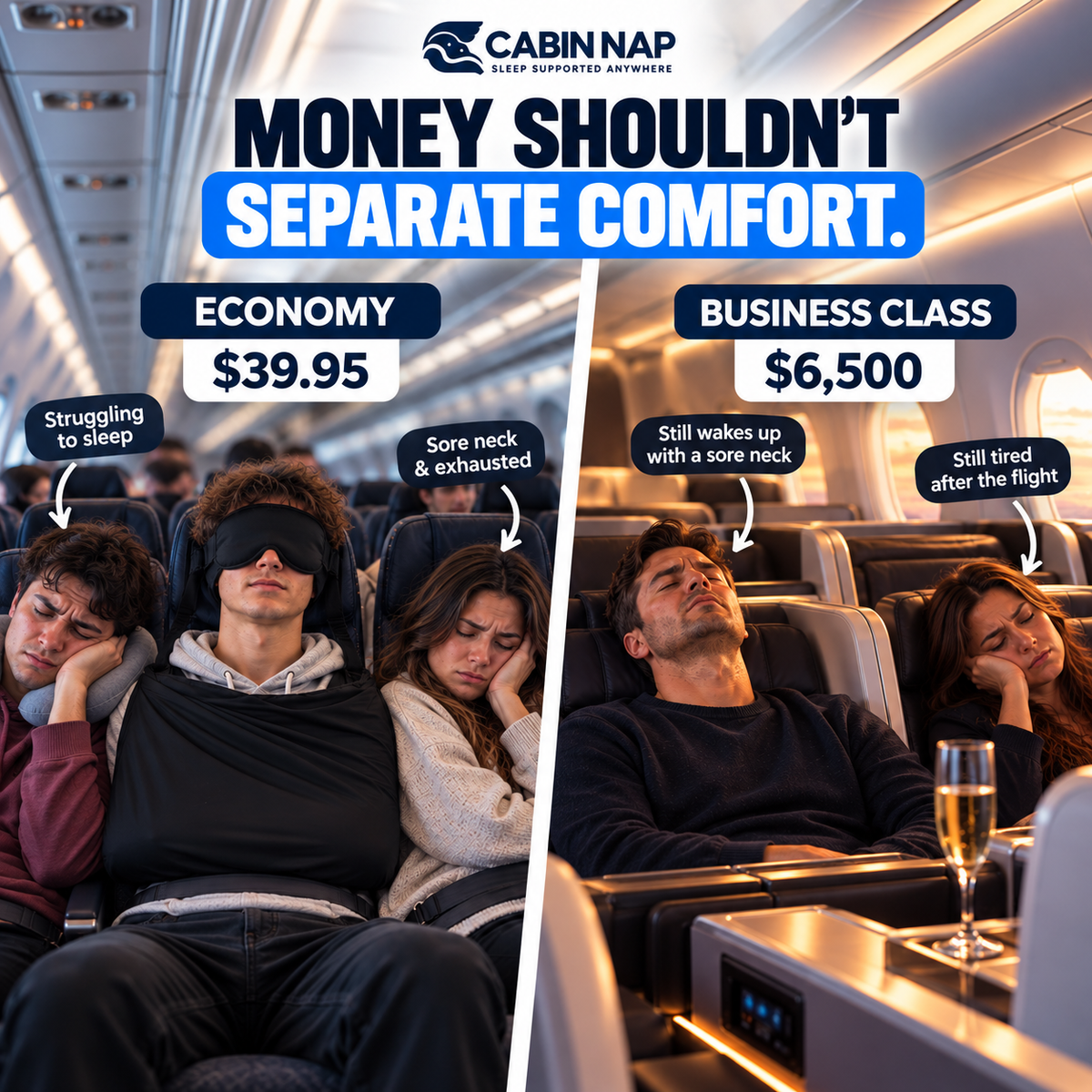 NapCabin™ 3-in-1 Travel Sleep Wrap