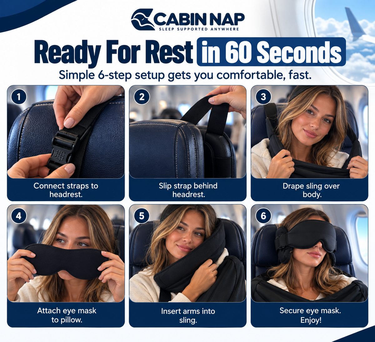 NapCabin™ 3-in-1 Travel Sleep Wrap